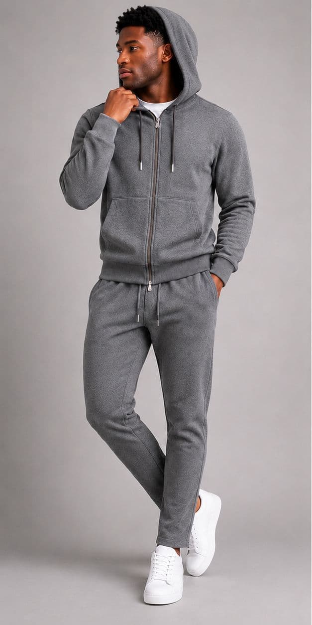 Cashmere Hoodie Tracksuit view 3
