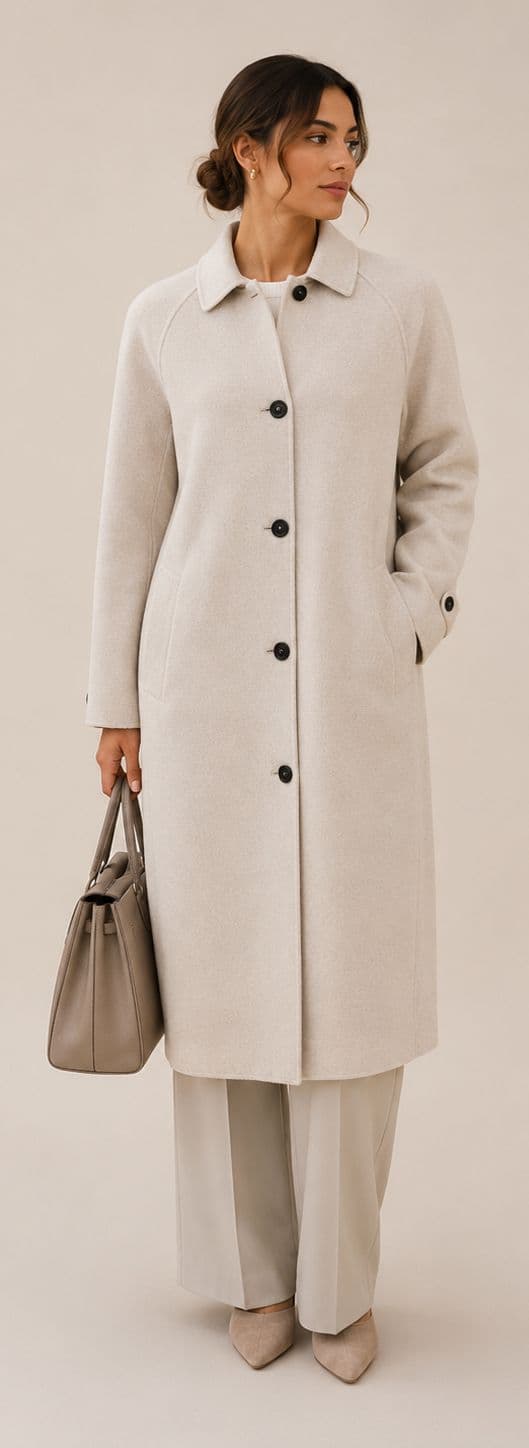 Classic Cashmere Long Coat view 4