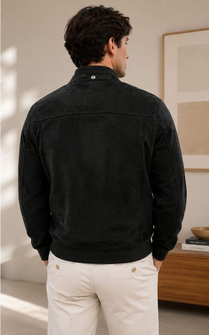 Suede & Cashmere Bomber view 2