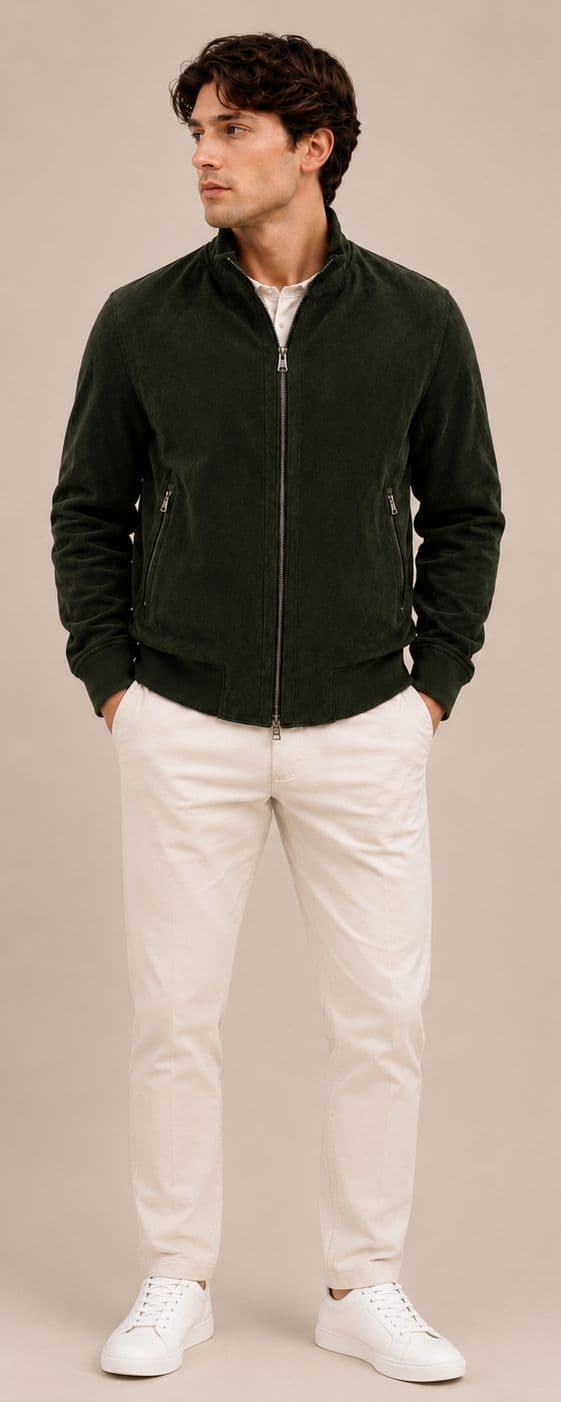 Suede & Cashmere Bomber view 5